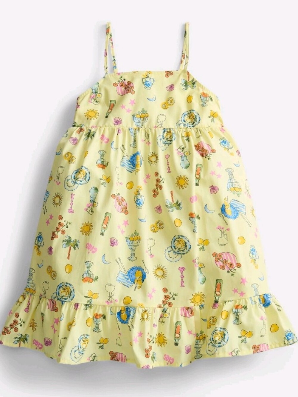 Weekend Academy Girls Sleeveless Cotton Dress,